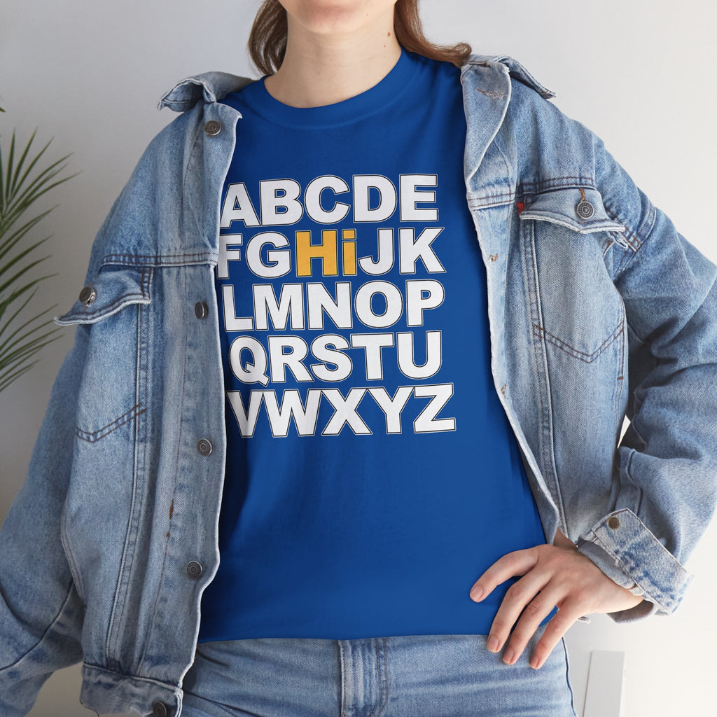 Bold Alphabet Teacher Tee | ABC Classroom Graphic T-Shirt | Cr8tive Designs