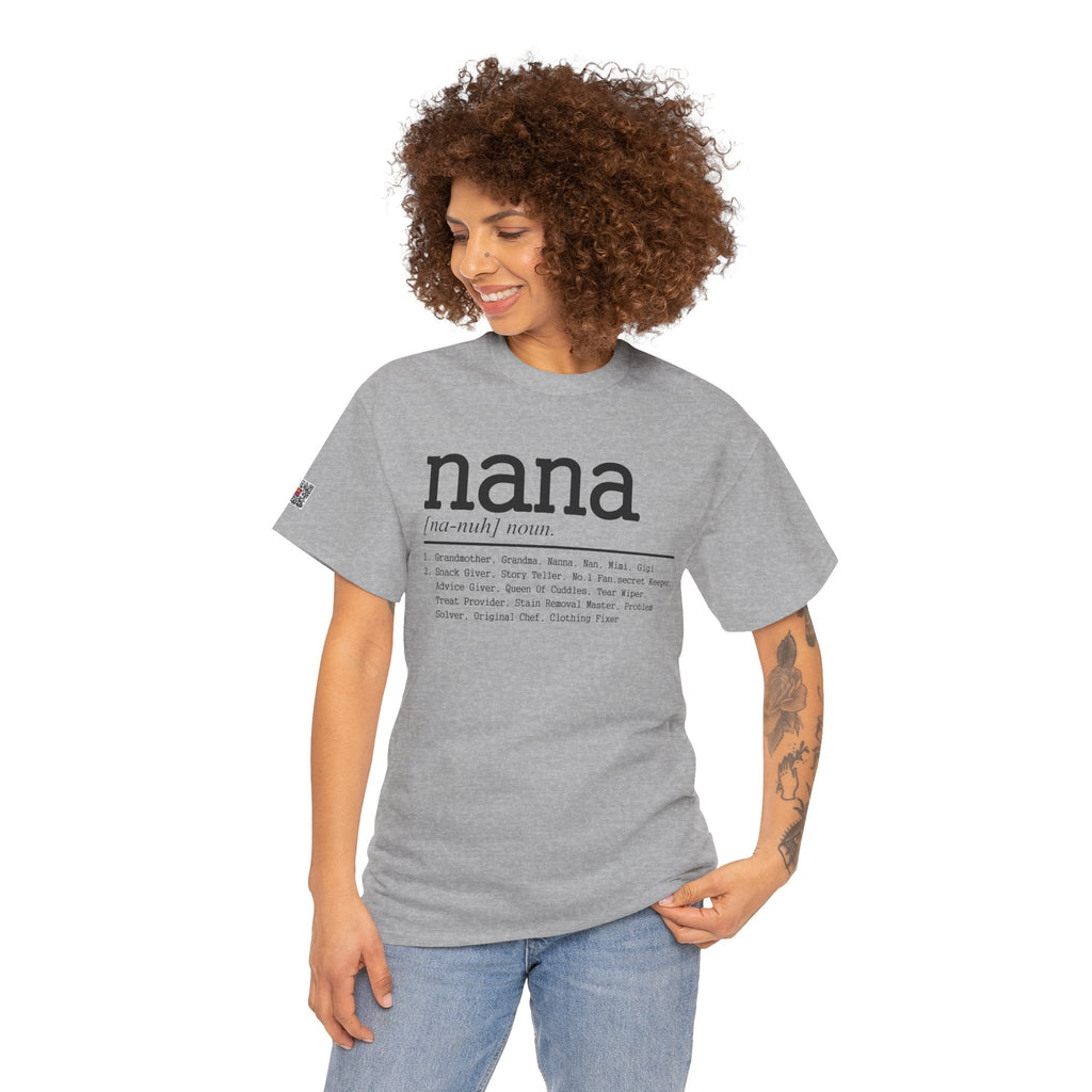 Nana Gift T-Shirt | Cute Grandma Definition Quote Tee | Cr8tive Designs