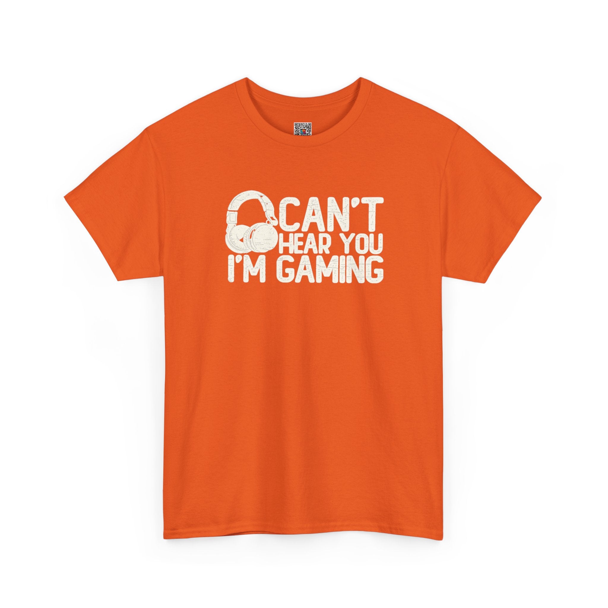 Can’t Hear You, I’m Gaming T-Shirt | Funny Headset Gamer Design | Cr8tive Designs