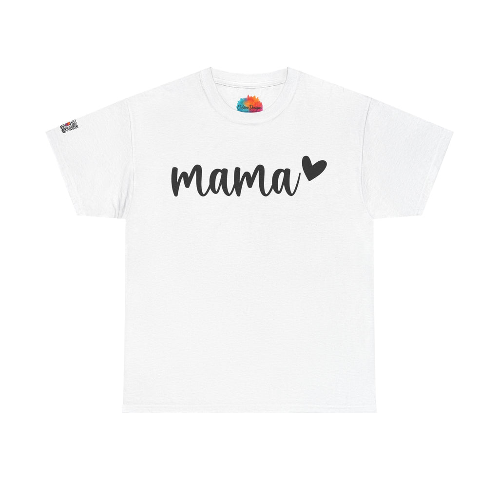 Mama Script Tee – Inspirational Motherhood Shirt, Soft Minimalist Mom Graphic T-Shirt | Cr8tive Designs