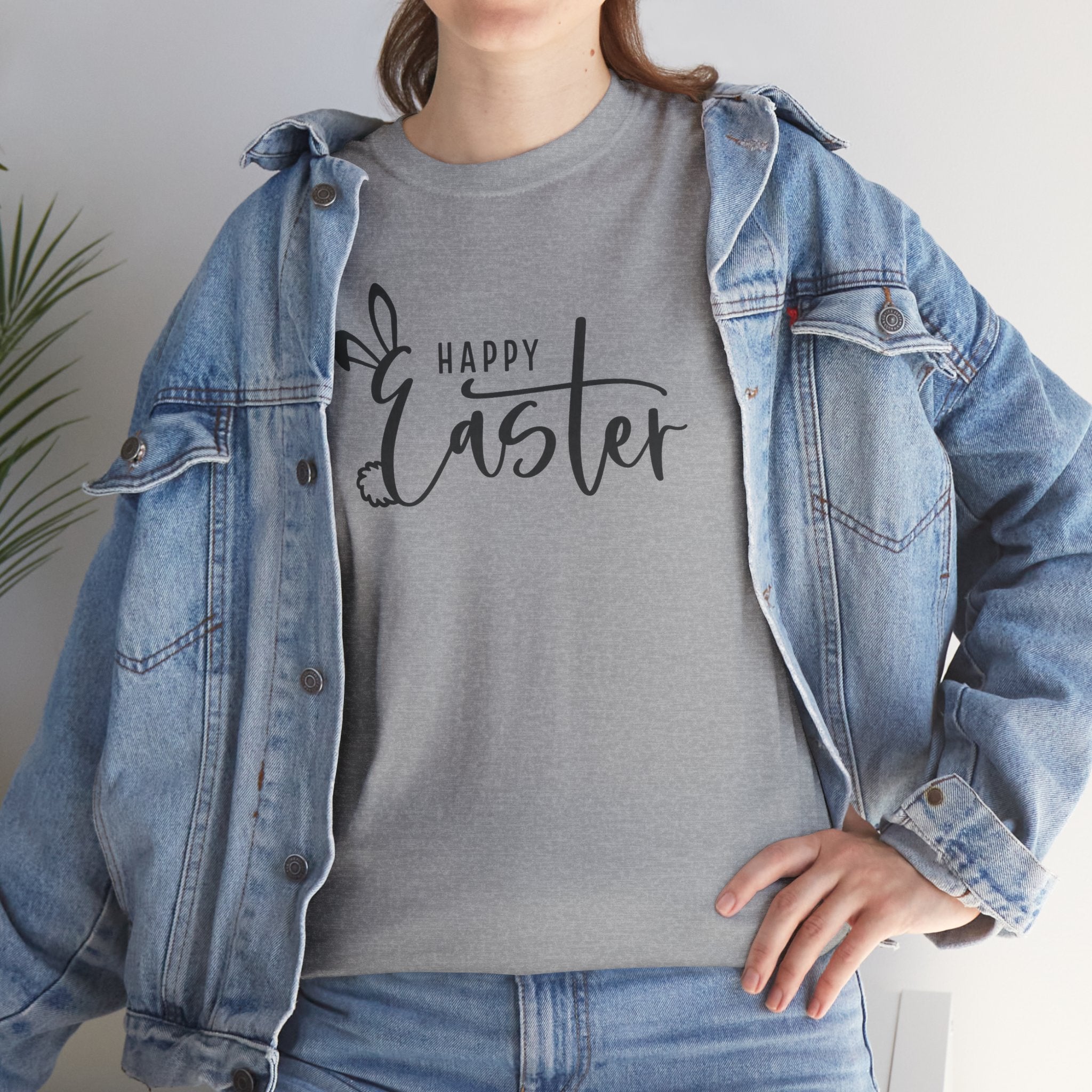 "Happy Easter" Script T-Shirt