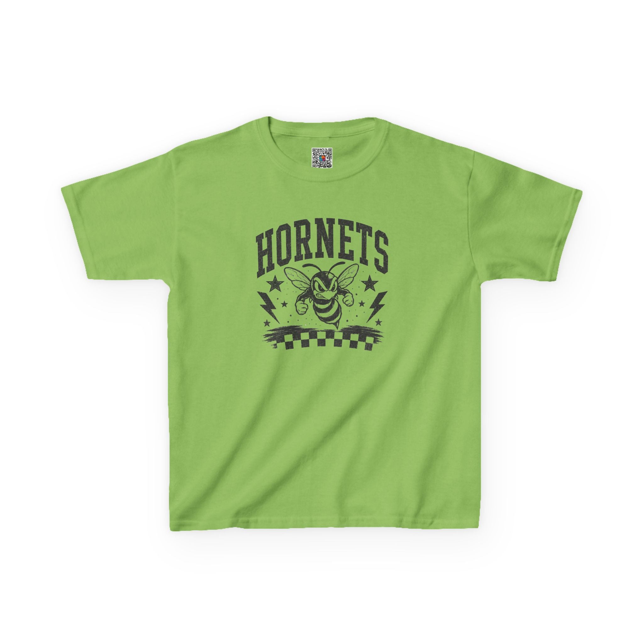 Vintage Hornets Mascot Youth T-Shirt | School Spirit Mascot Tee | Cr8tive Designs