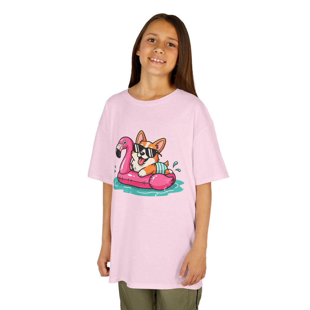Summer Corgi Float | Cute Lake & Pool Day Tee | Cr8tive Designs