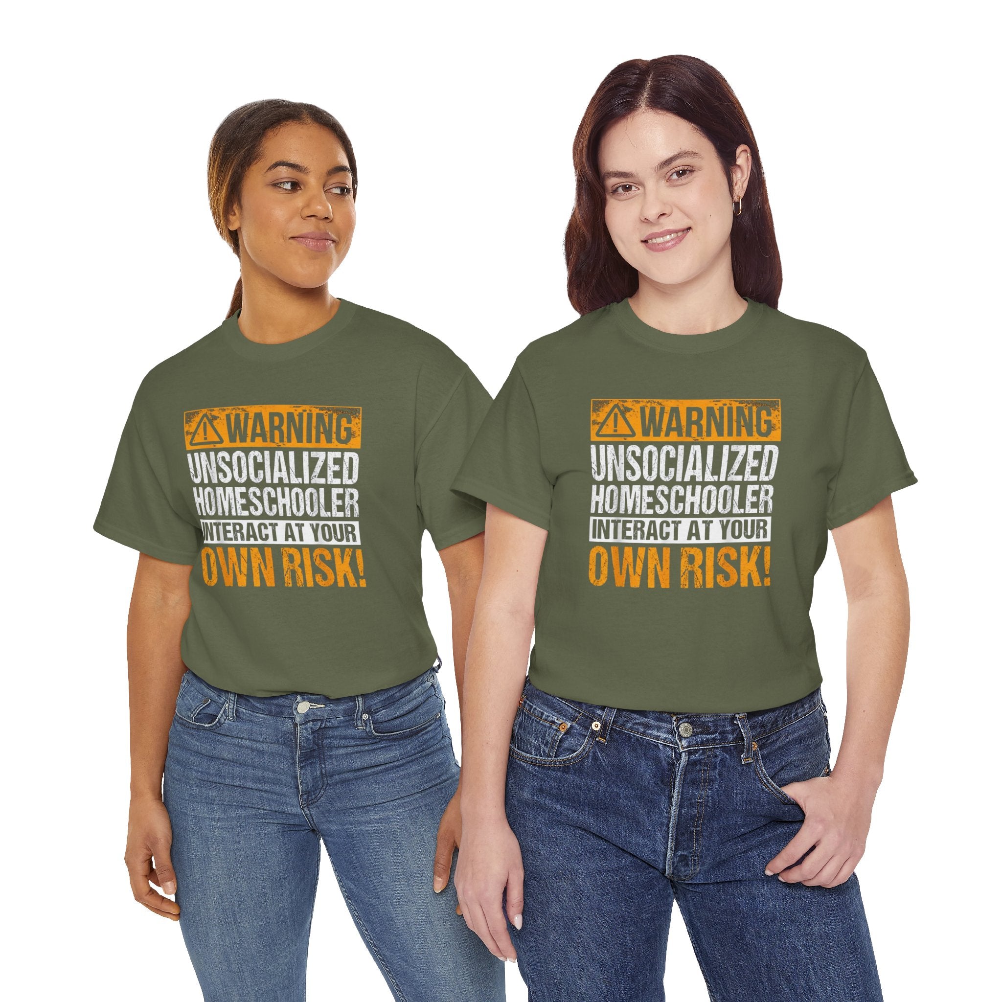 Warning Unsocialized Homeschooler T-Shirt