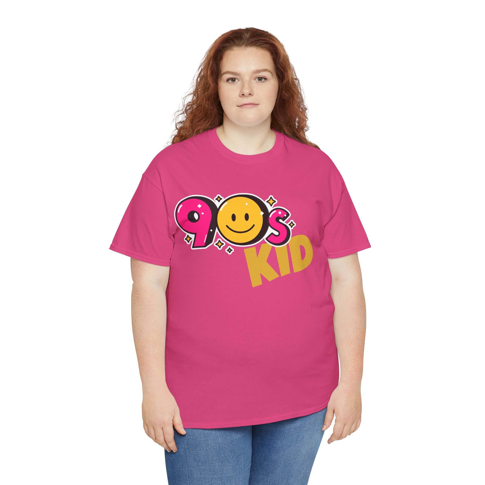 90s Kid Retro Smiley Graphic T-Shirt