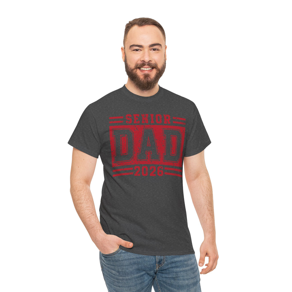 Senior Dad 2026 T-Shirt | Proud Dad Graduation Tee | Class of 2026 Parent Shirt | Cr8tive Designs