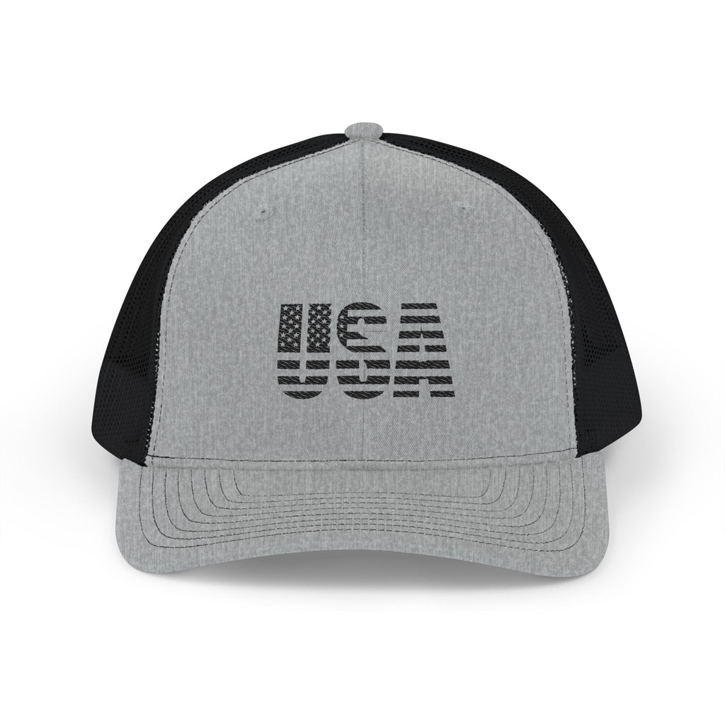 USA Flag Embroidered Snapback Trucker Cap /Cr8tive Designs
