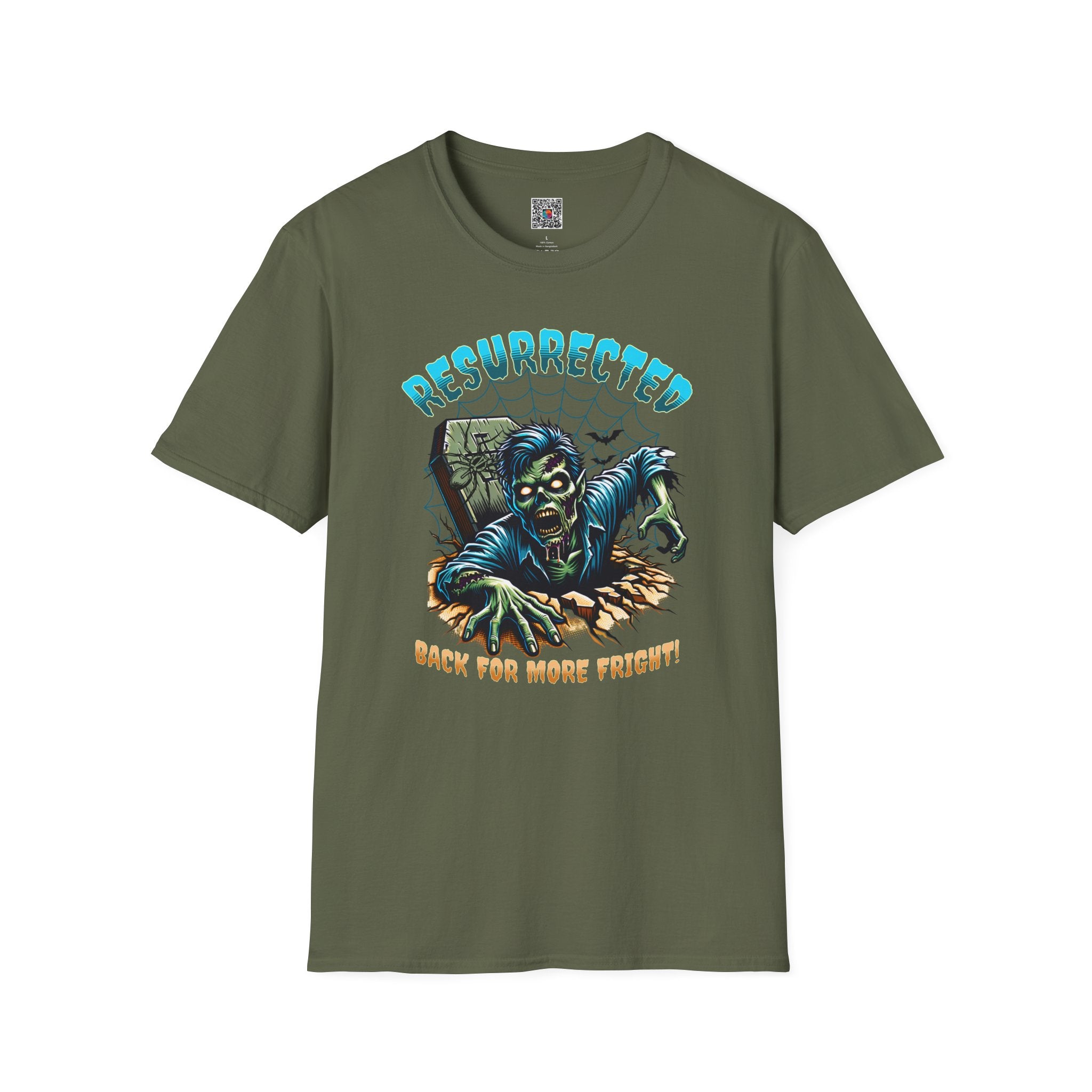 Resurrected Zombie T-Shirt | Retro Horror Graphic Tee | Cr8tive Designs