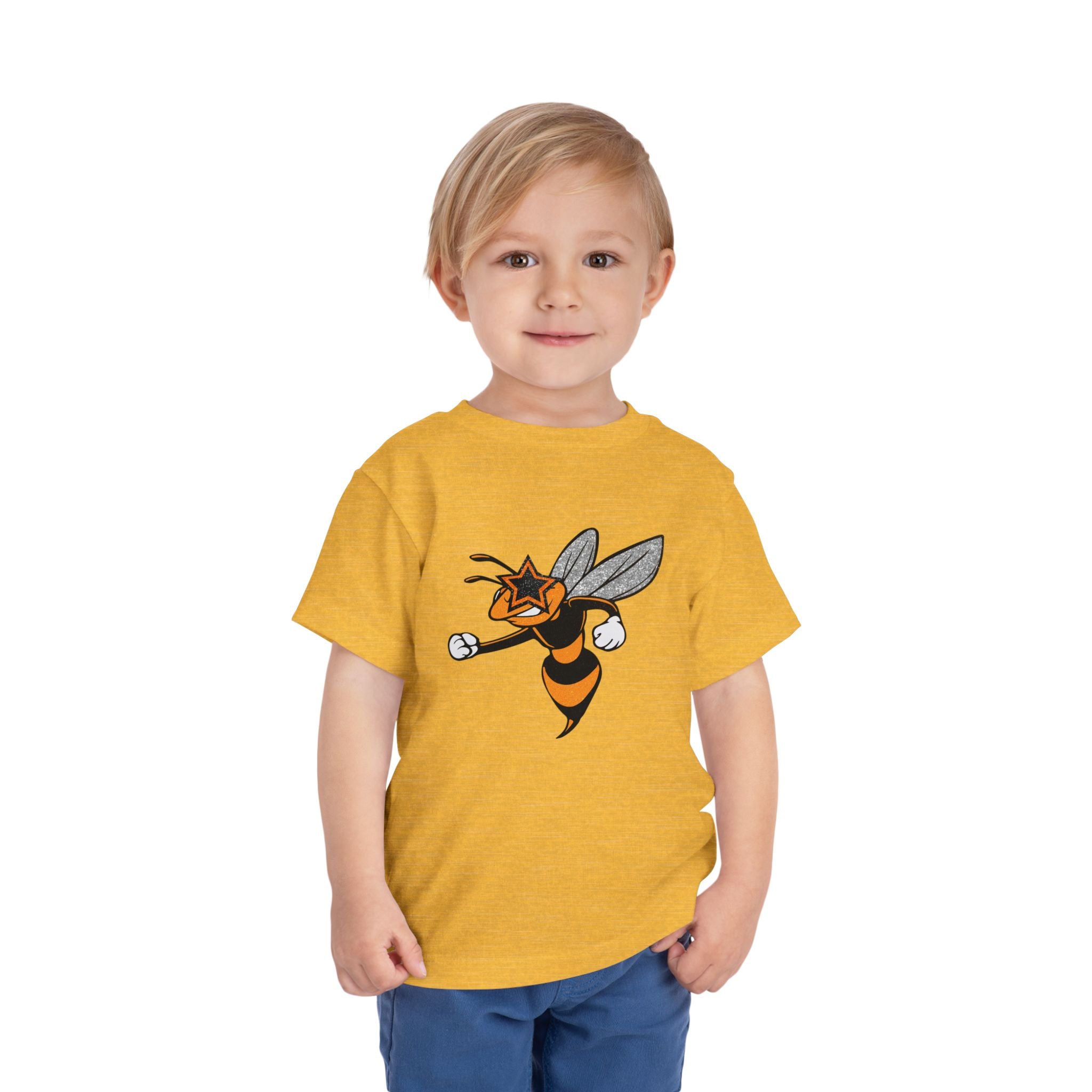 Hornet Mascot Toddler Graphic T-Shirt | School Spirit Mascot Tee | Cr8tive Designs
