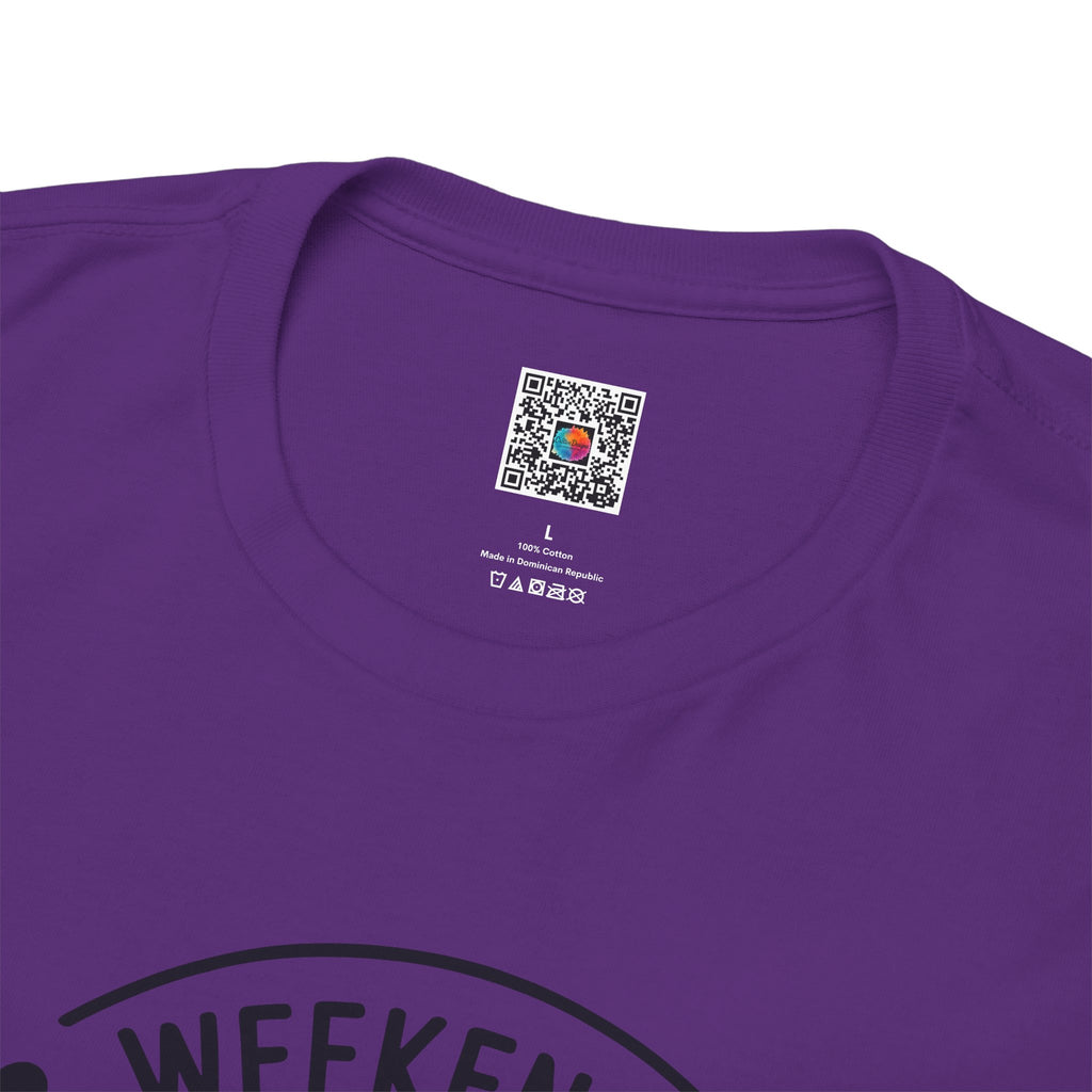 Weekend Vibes Graphic T-Shirt – Retro Positive Quote Tee | Cr8tive Designs