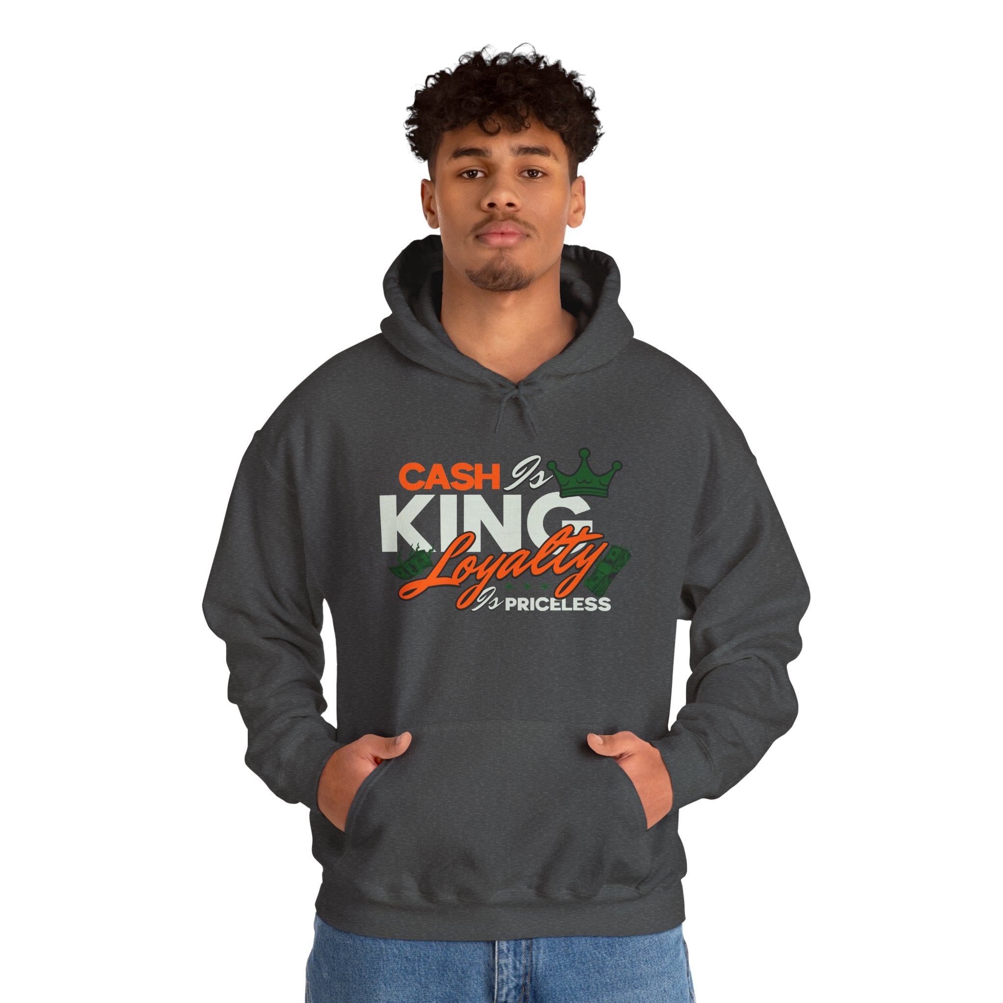 Cash Is King, Loyalty Is Priceless | Money Motivation Hoodie | Cr8tive Designs