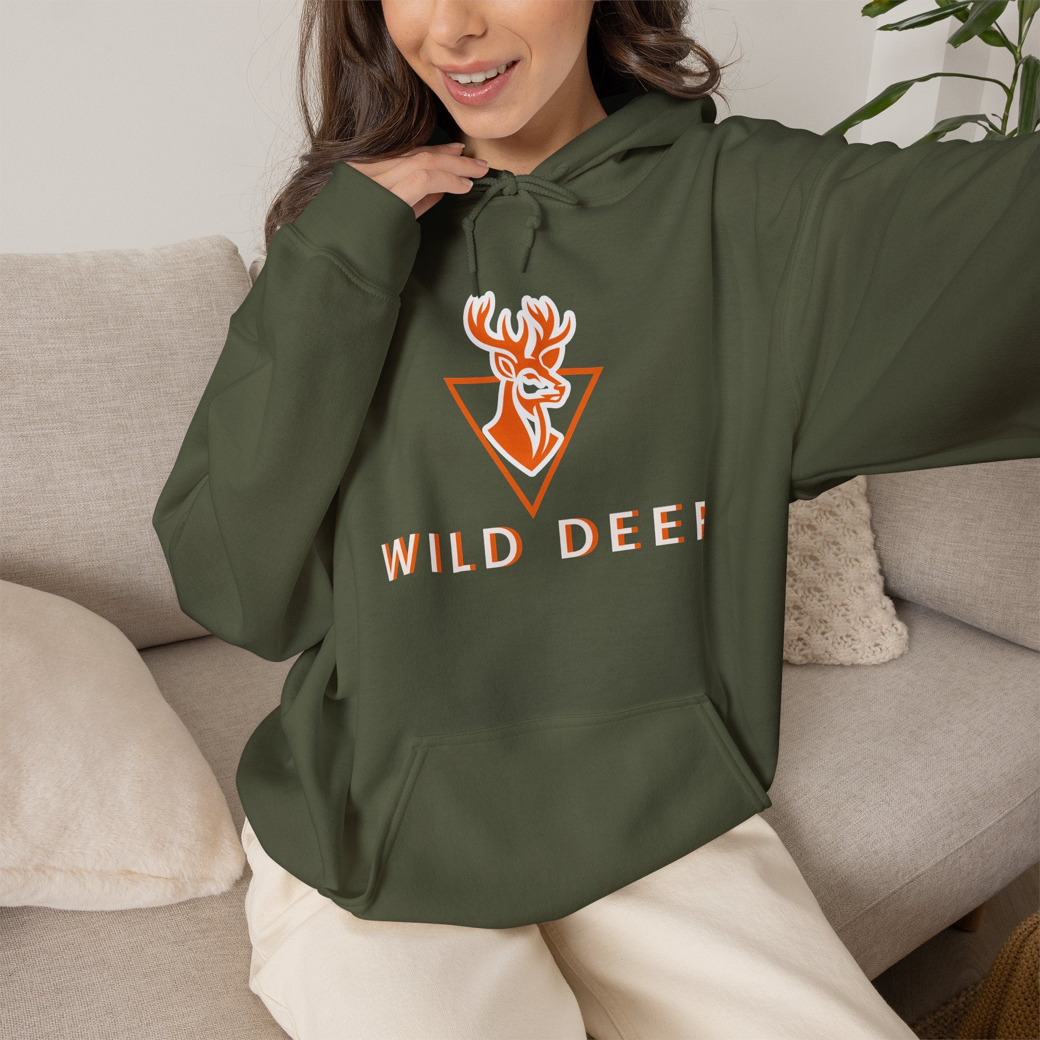 Wild Deer Hoodie | Hunting & Outdoor Adventure Design | Cr8tive Designs