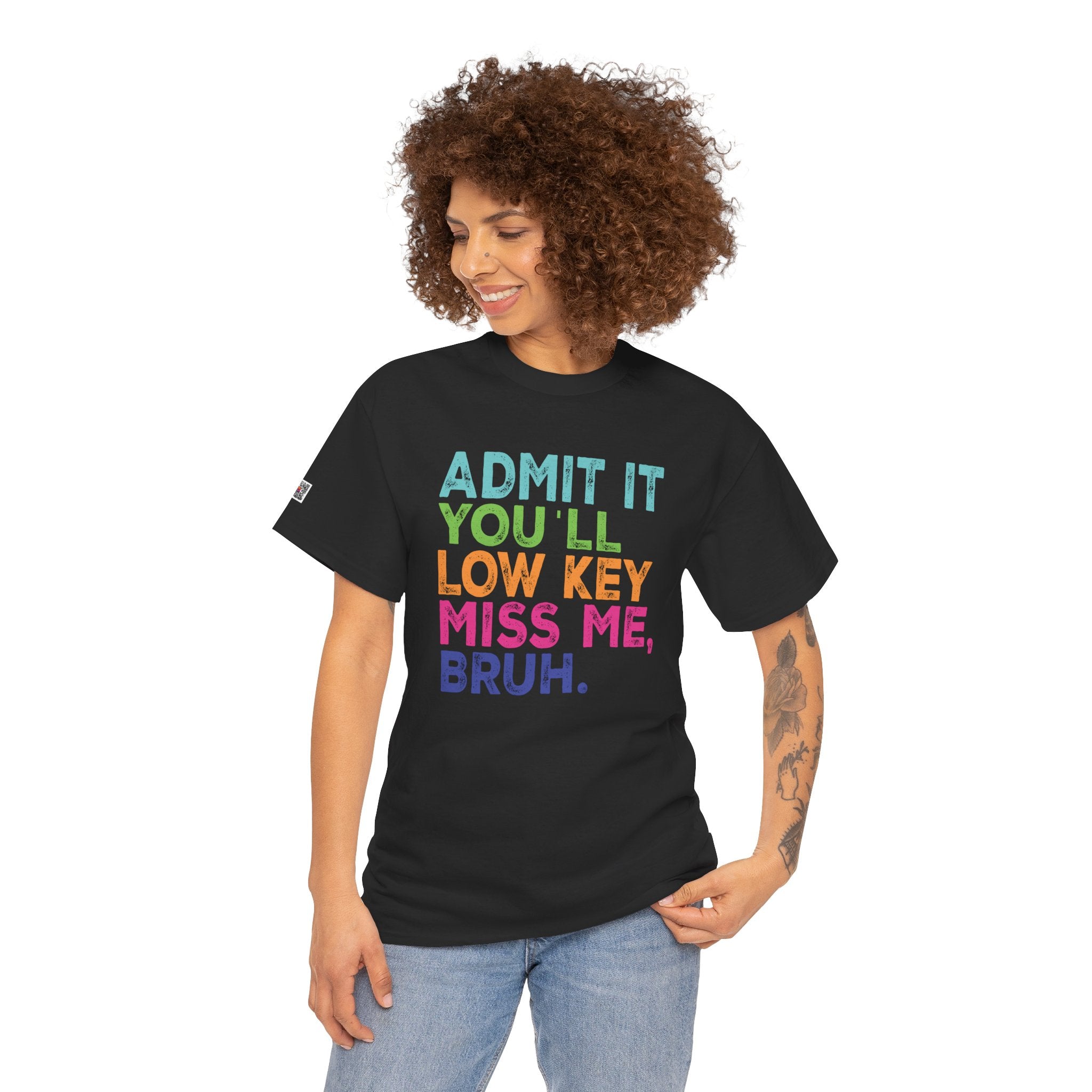 ADMIT IT YOU’LL MISS ME BRUH T-SHIRT | FUNNY TEACHER SUMMER BREAK SHIRT | LAST DAY OF SCHOOL SHIRT | CR8TIVE DESIGNS
