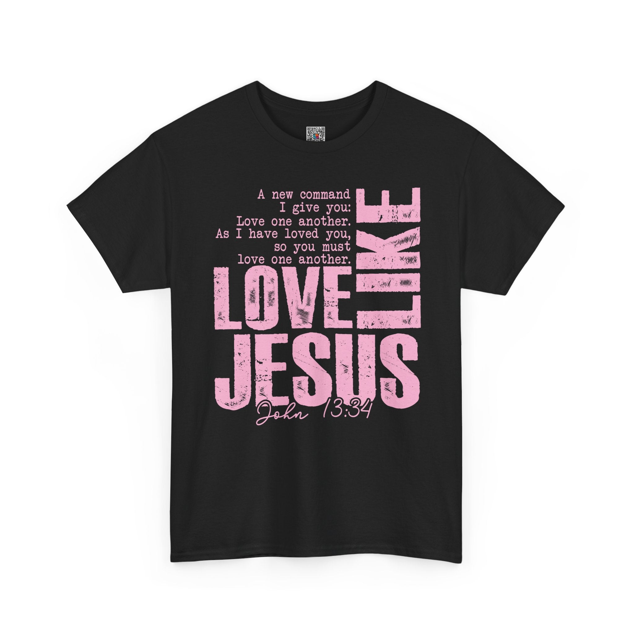 Love Like Jesus Shirt – Christian T-Shirt for Women | Faith Based Gift Tee | Cr8tive Designs