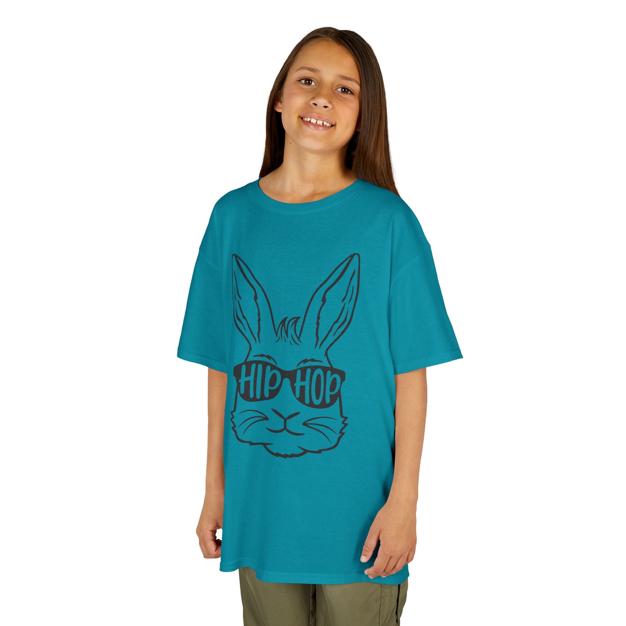 Kids Hip Hop Bunny T-Shirt — Funny Bunny with “Hip Hop” Sunglasses