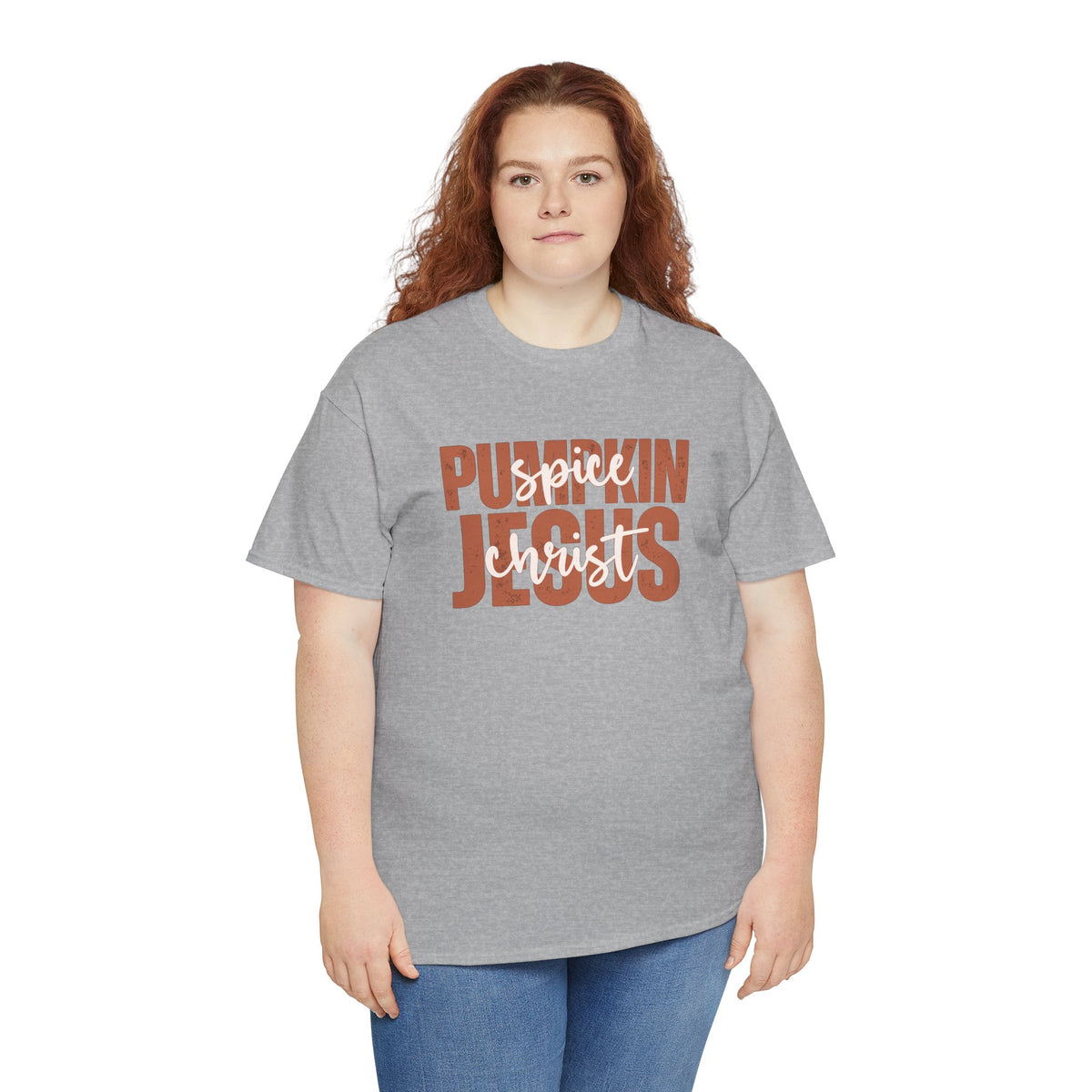 Pumpkin Spice & Jesus Christ T-Shirt | Christian Fall Autumn Faith Graphic Tee | Cr8tive Designs