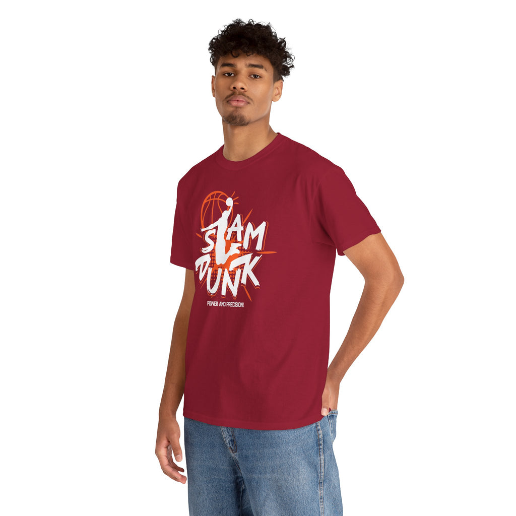Slam Dunk Basketball | Bold Sports Graphic T-Shirt | Cr8tive Designs