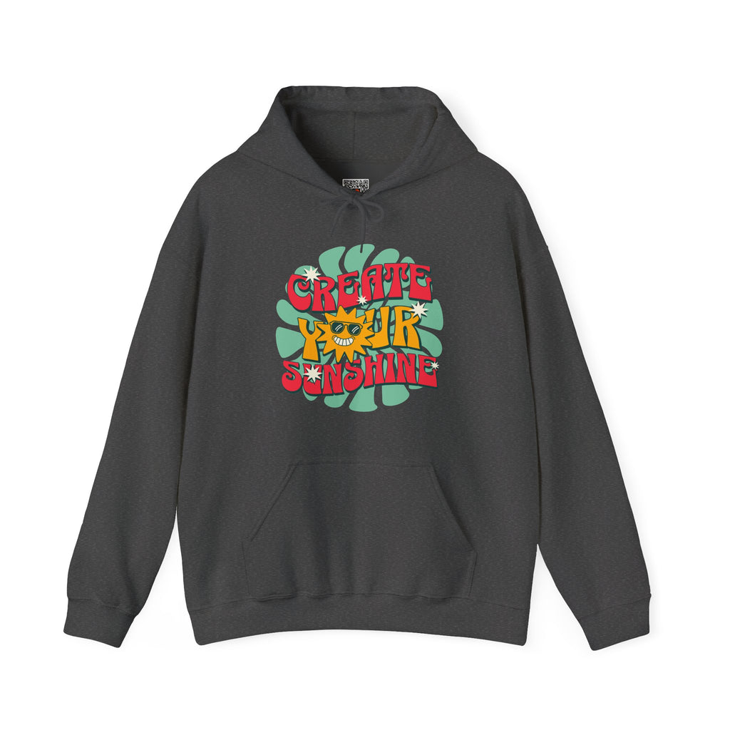 Create Your Sunshine | Colorful Retro-Inspired Hoodie | Cr8tive Designs