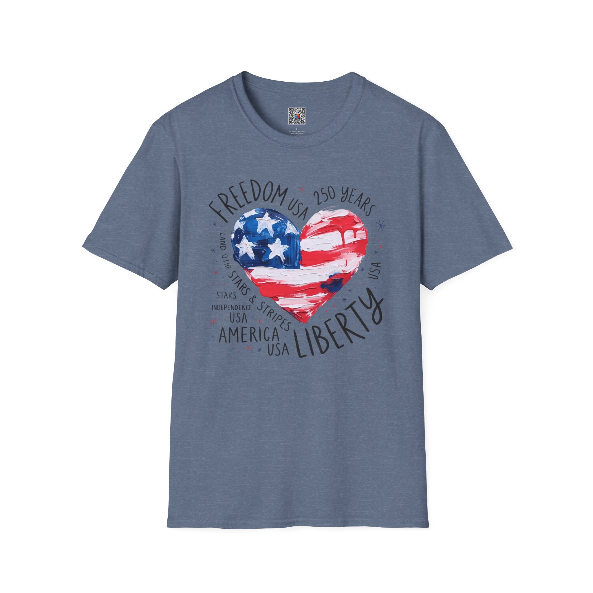 Freedom Liberty Heart | 250 Years Patriotic Design | Cr8tive Designs