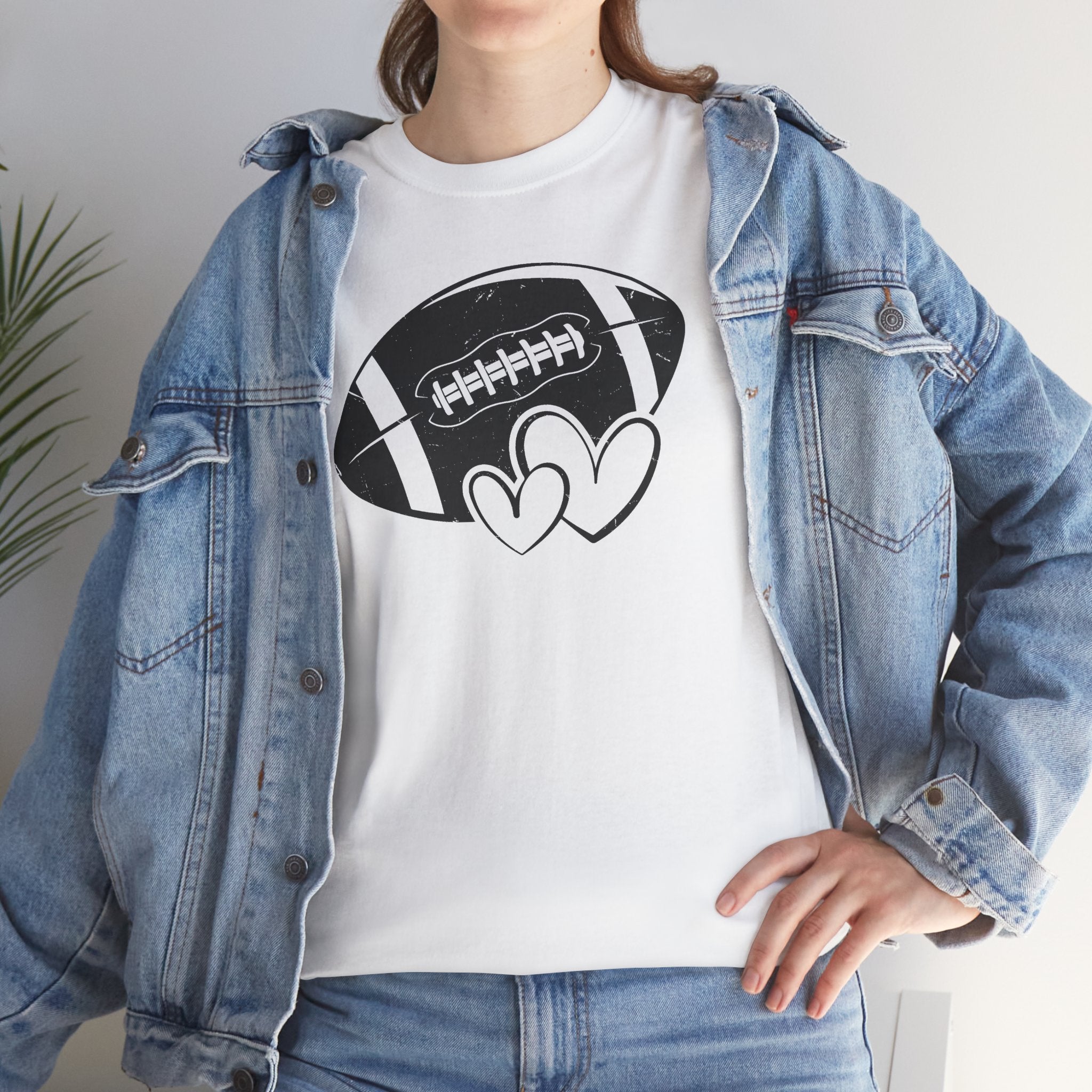 Football Love Graphic Tee | Game Day Sports T-Shirt | Cr8tive Designs