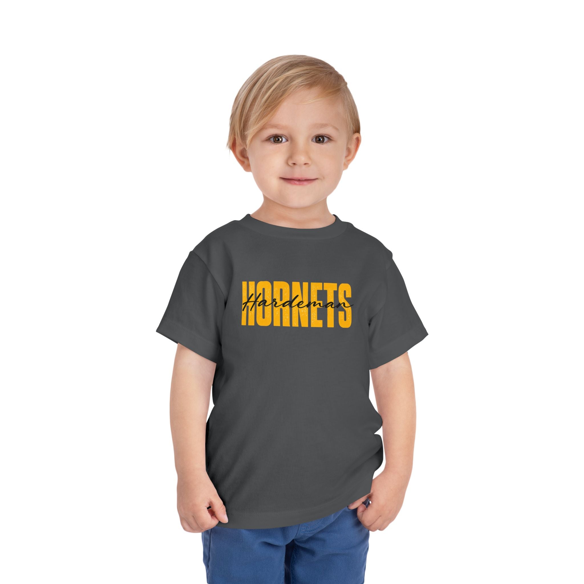 Hardeman Hornets Toddler Graphic T-Shirt | School Spirit Mascot Tee | Cr8tive Designs