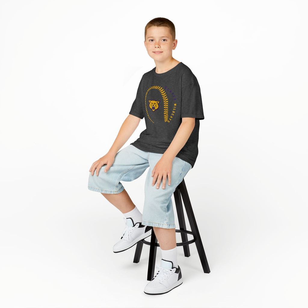 Slater Wildcats Baseball | Youth School Spirit T-Shirt | Cr8tive Designs