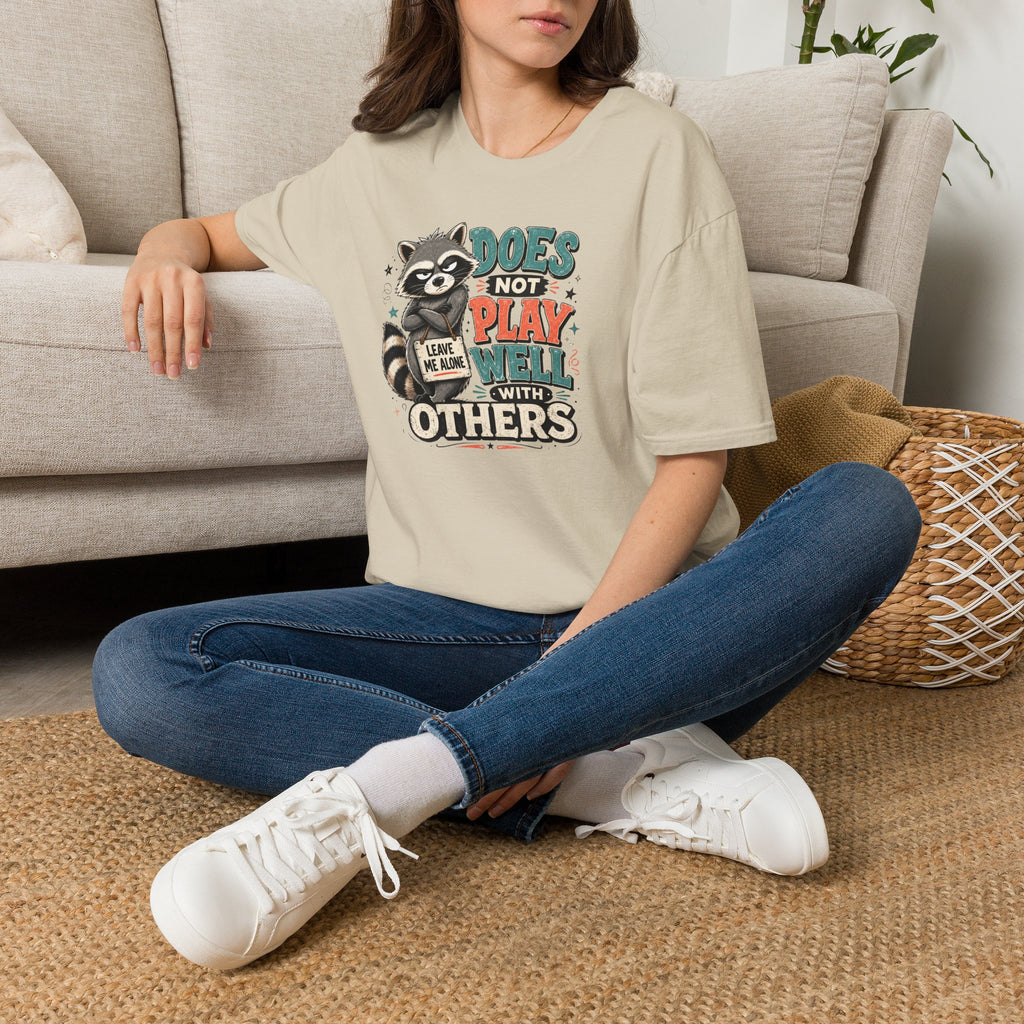 Sarcastic Raccoon Graphic Tee | Cr8tive Designs