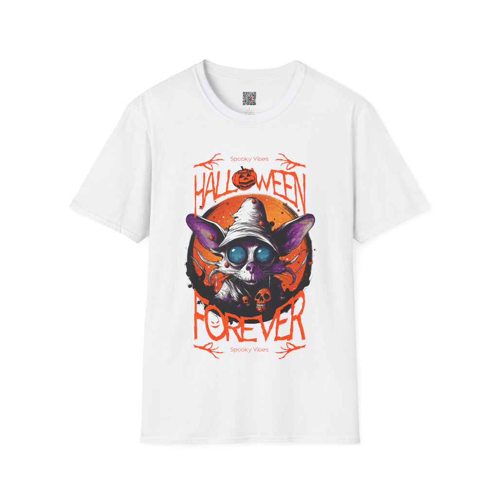 Halloween Forever T-Shirt | Cute Spooky Bat Witch Graphic Tee | Cr8tive Designs