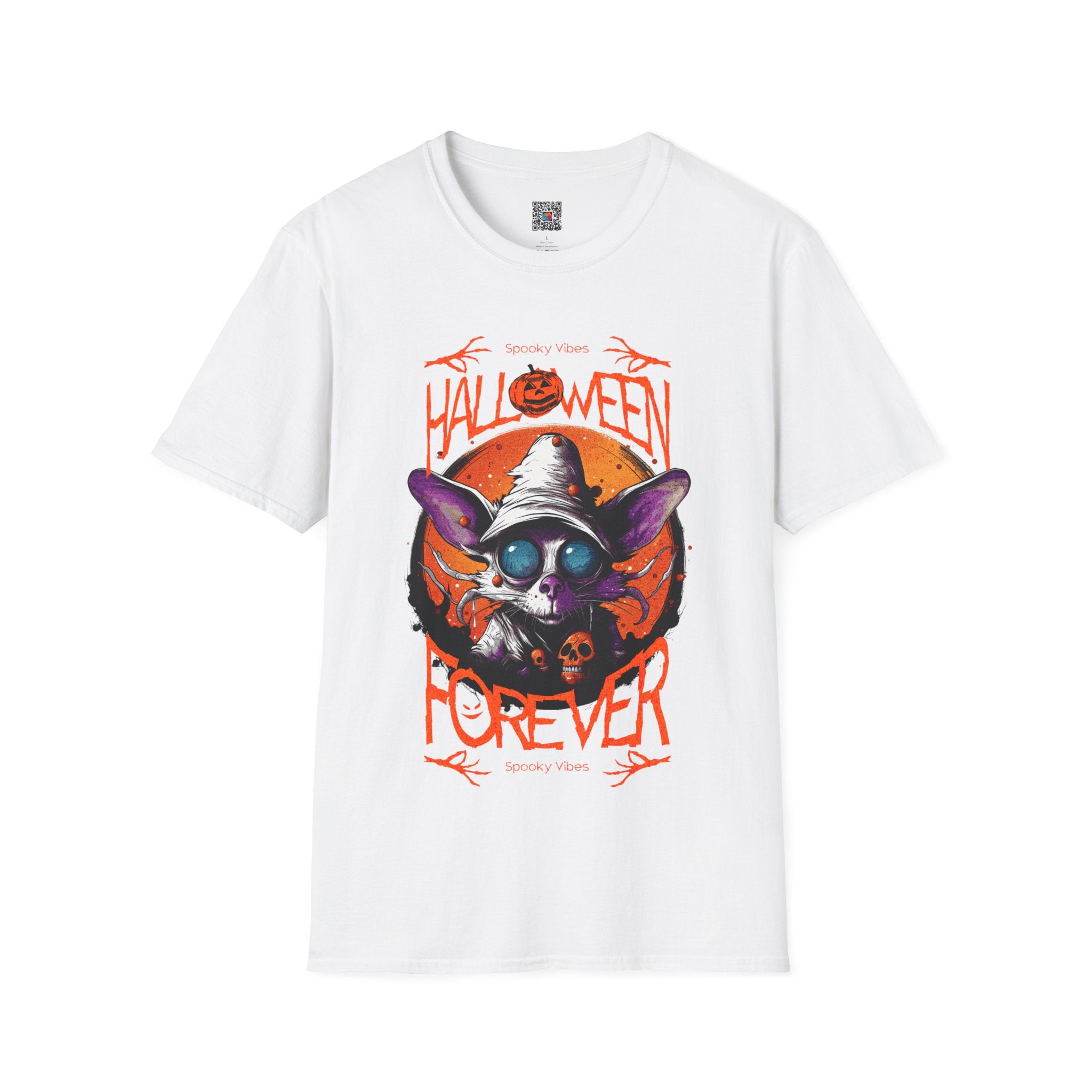 Halloween Forever T-Shirt | Cute Spooky Bat Witch Graphic Tee | Cr8tive Designs