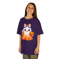Glitter Pumpkin Ghost T-Shirt | Halloween Kids Graphic Tee | Cr8tive Designs