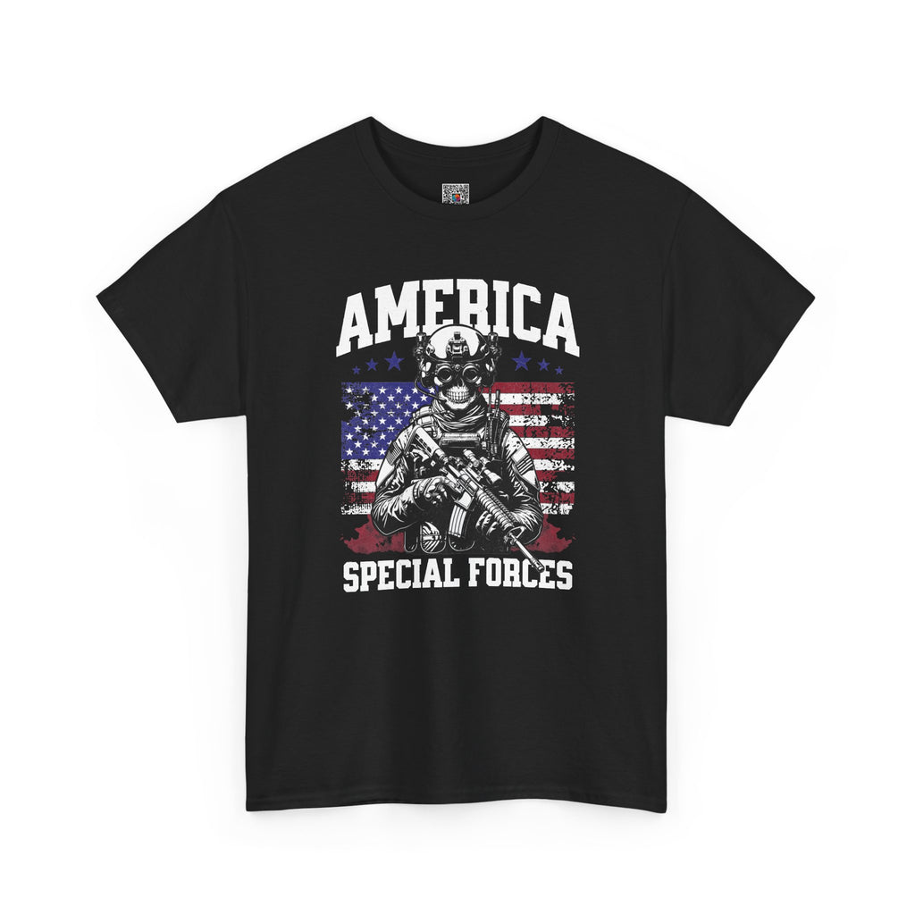 America Special Forces T-Shirt | Patriotic Military Soldier Graphic Tee | Cr8tive Designs