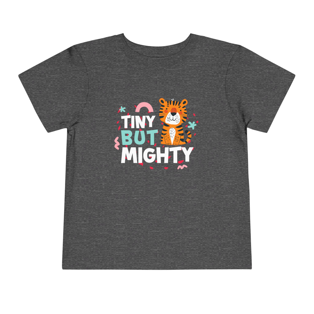 Tiny But Mighty Tee | Cute Kids Tiger Graphic T-Shirt | Cr8tive Designs