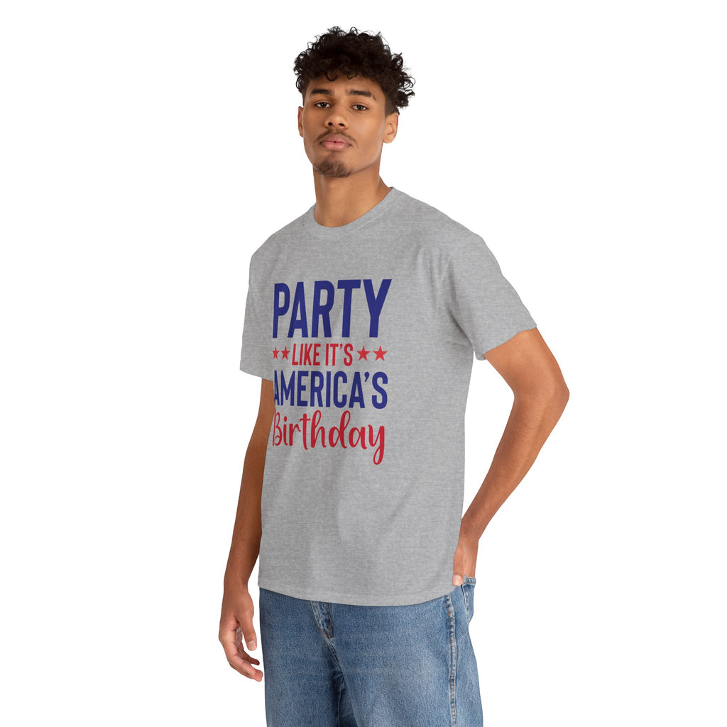 Party Like It’s America’s Birthday | Patriotic Fourth of July Tee | Cr8tive Designs