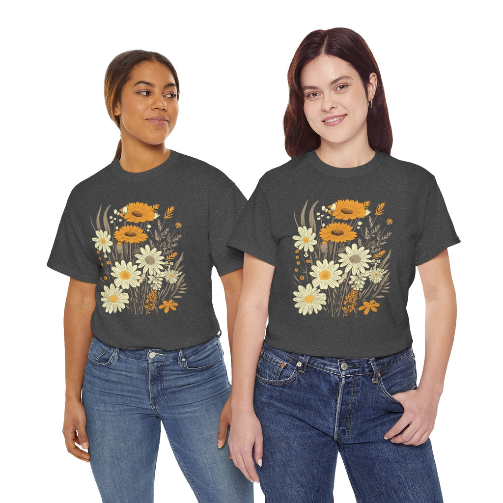 Vintage Yellow Floral T-Shirt