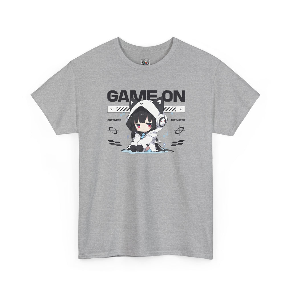 Game On T-Shirt | Cute Anime Gamer Girl Graphic Tee | Cr8tive Designs