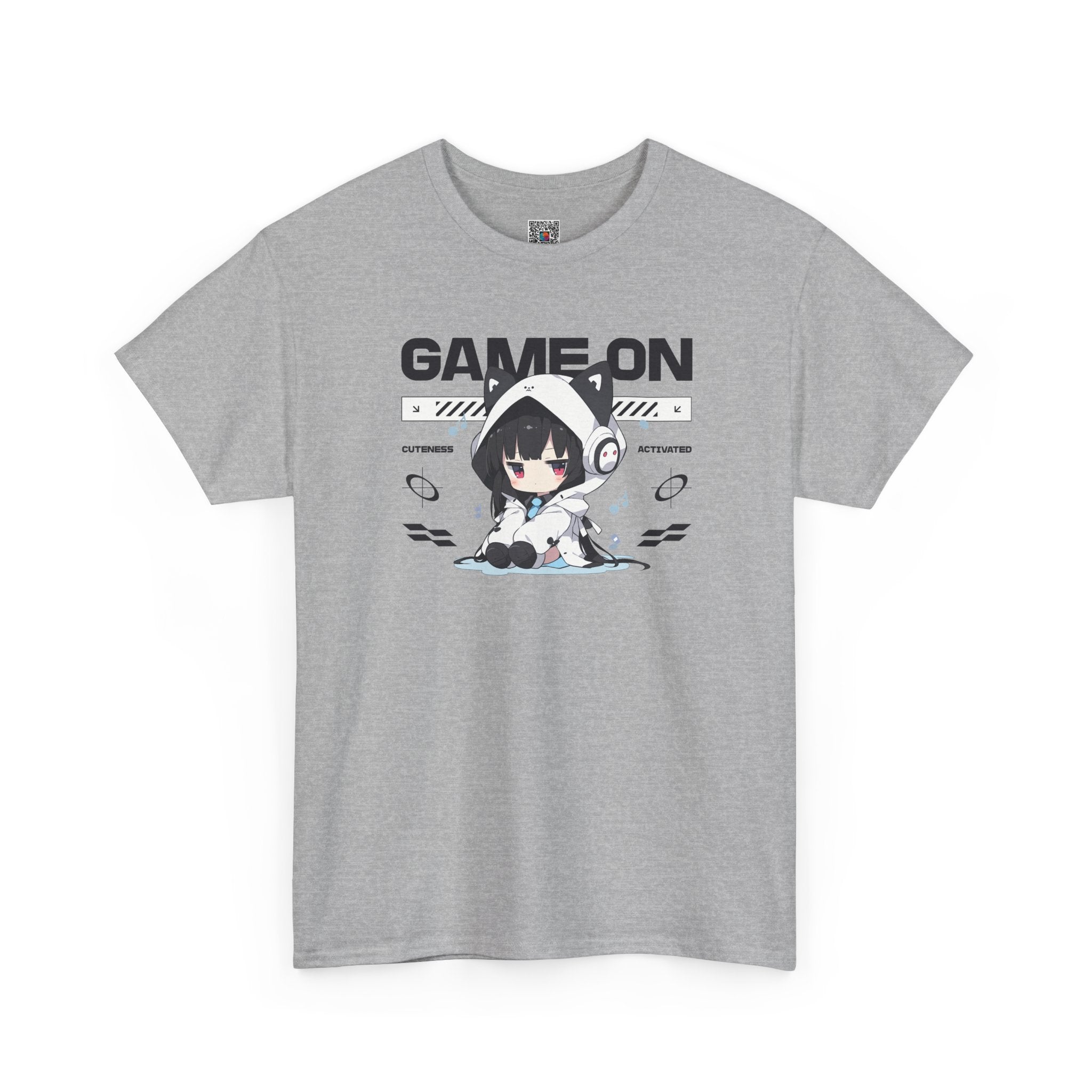 Game On T-Shirt | Cute Anime Gamer Girl Graphic Tee | Cr8tive Designs