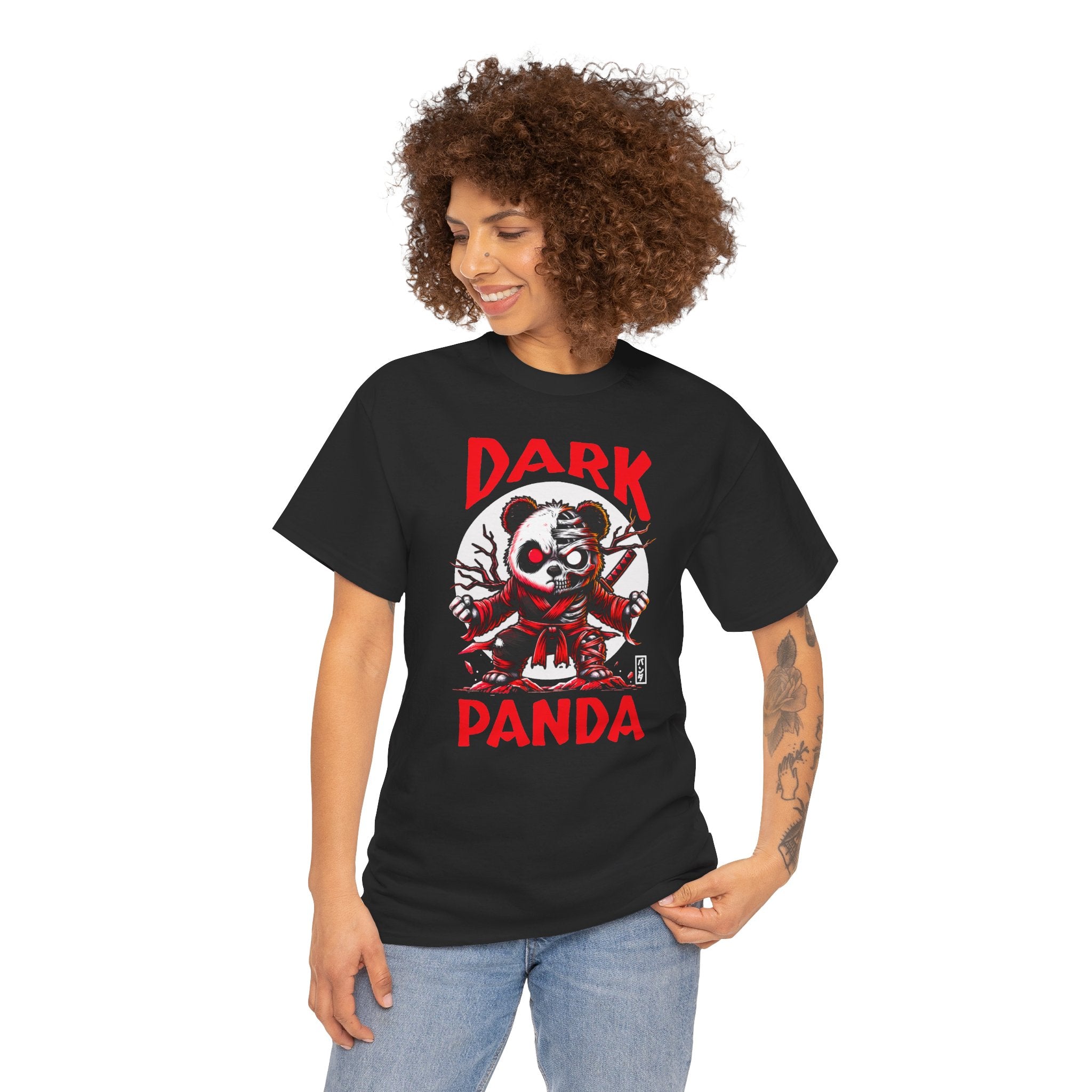 Dark Panda | Samurai-Inspired Graphic T-Shirt | Cr8tive Designs