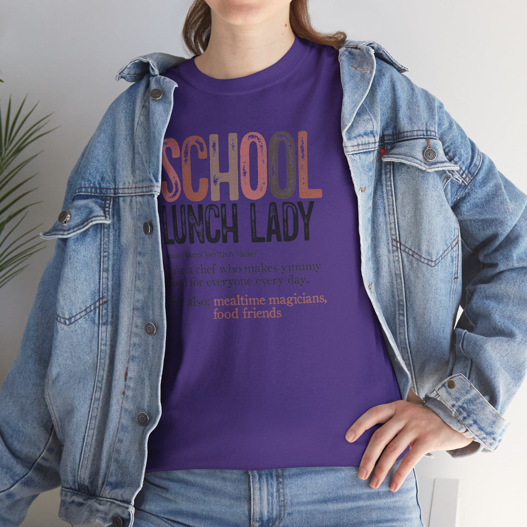 School Lunch Lady | Retro Cafeteria Staff T-Shirt | Cr8tive Designs
