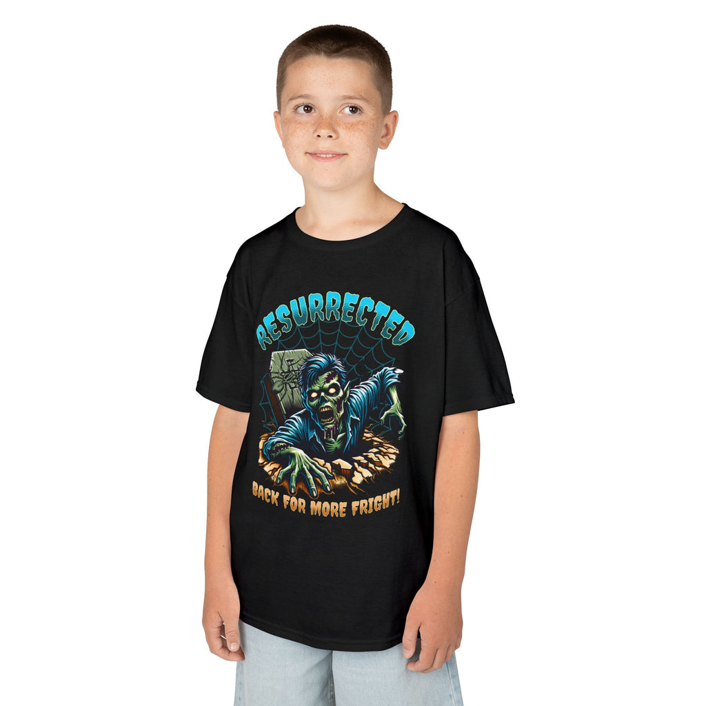 Kids T‑Shirt | "Resurrected: Back For More Fright" Zombie Graphic | Cr8tive Designs
