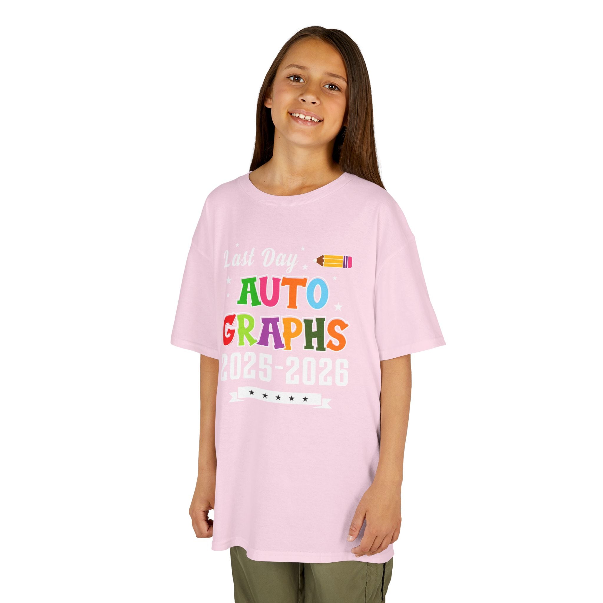 LAST DAY AUTOGRAPHS 2025-2026 T-SHIRT | KIDS SCHOOL SIGNATURE SHIRT | LAST DAY OF SCHOOL SHIRT | CR8TIVE DESIGNS