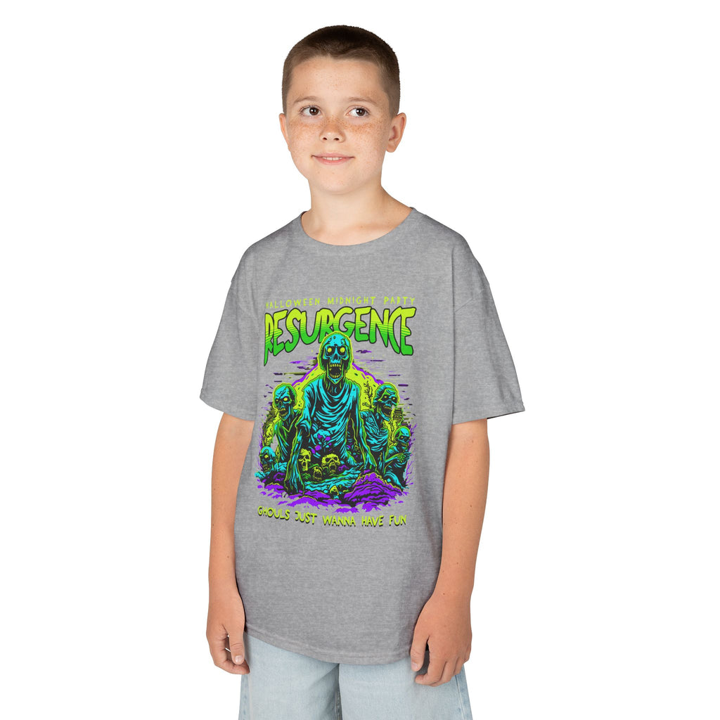 Kids Tee | Neon Zombie "Resurgence" Graphic Shirt | Cr8tive Designs