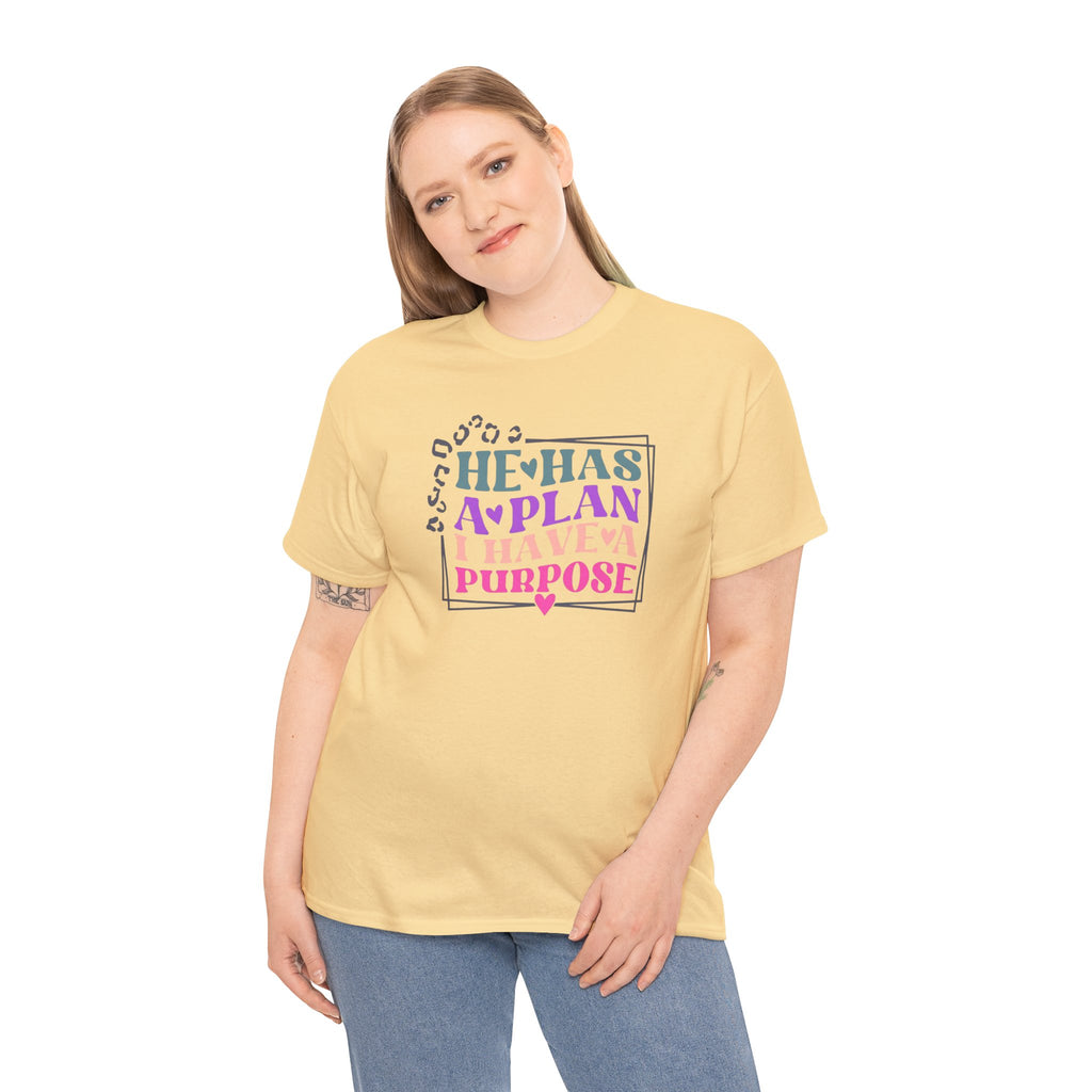 He Has A Plan I Have A Purpose T-Shirt/Cr8tive Designs