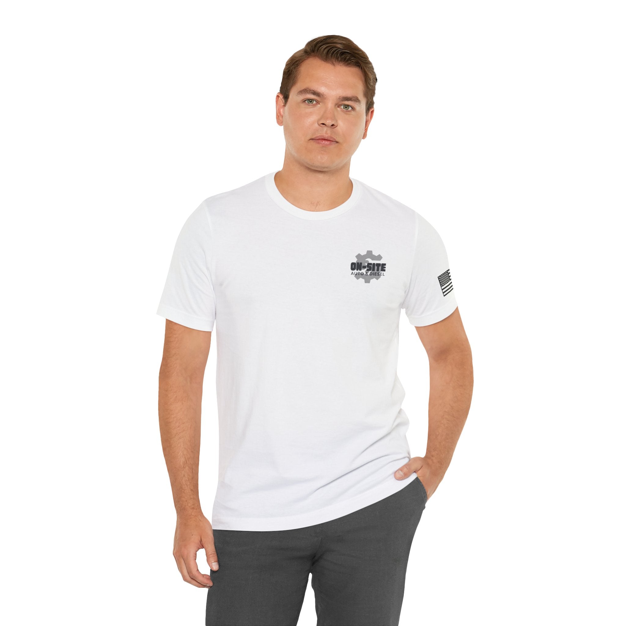 On-Site Auto & Diesel Crew Tee | Cr8tive Designs.