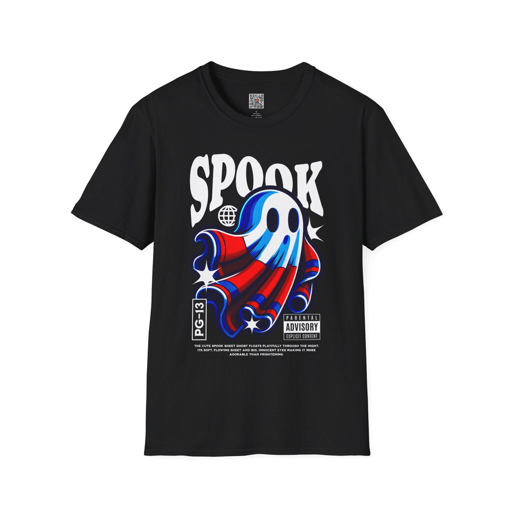 Spooky Retro Ghost T-Shirt | "SPOOK" Graphic Halloween Tee | Cr8tive Designs