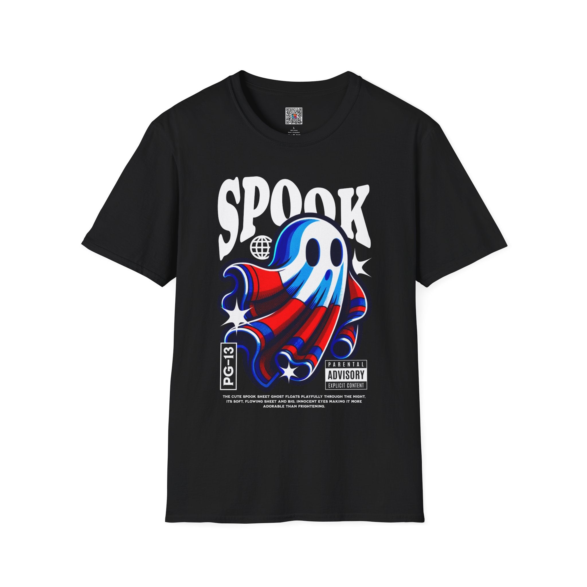 Spooky Retro Ghost T-Shirt | "SPOOK" Graphic Halloween Tee | Cr8tive Designs