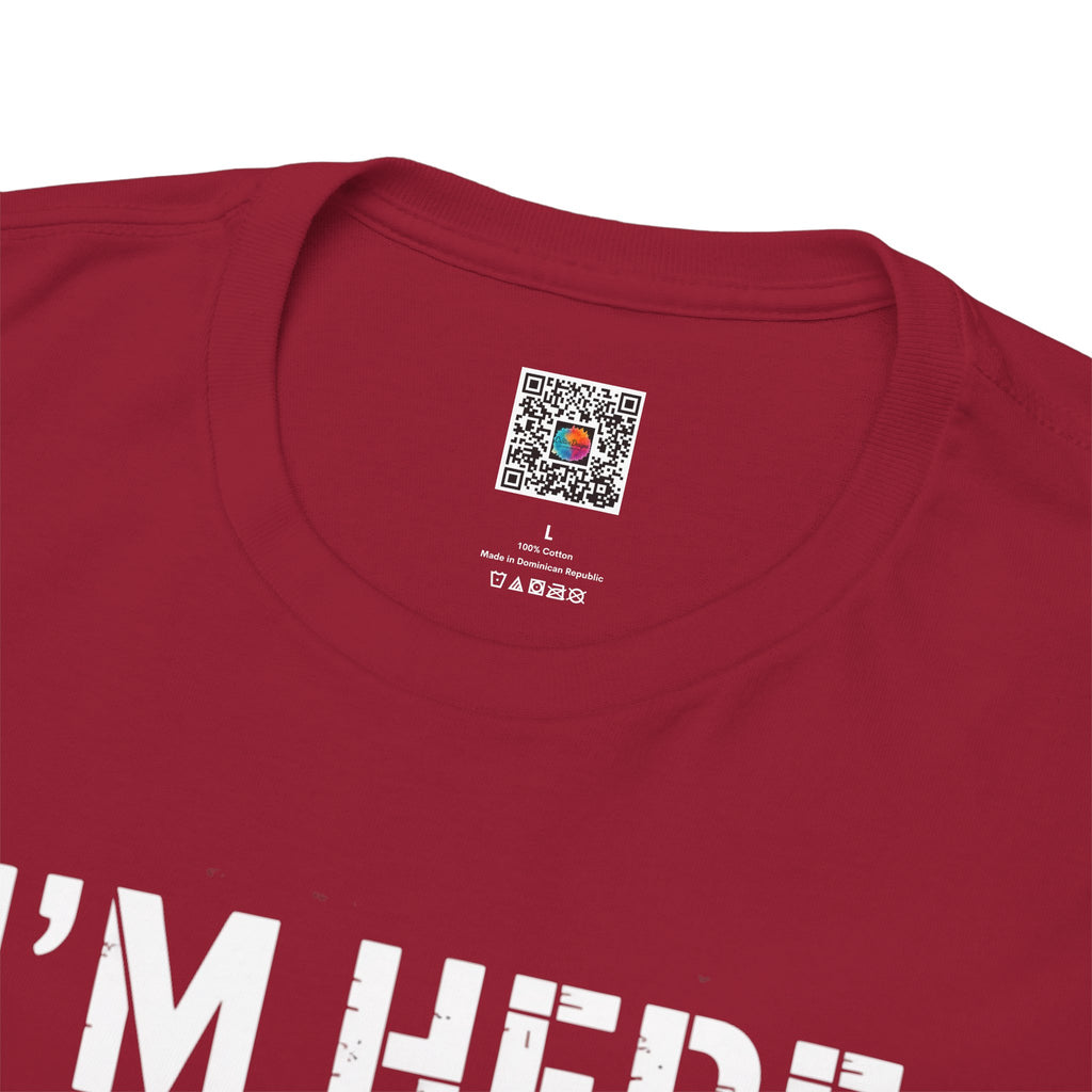 I’m Here Because You Broke Something – Funny Maintenance & Blue Collar Humor T-Shirt | Cr8tive Designs