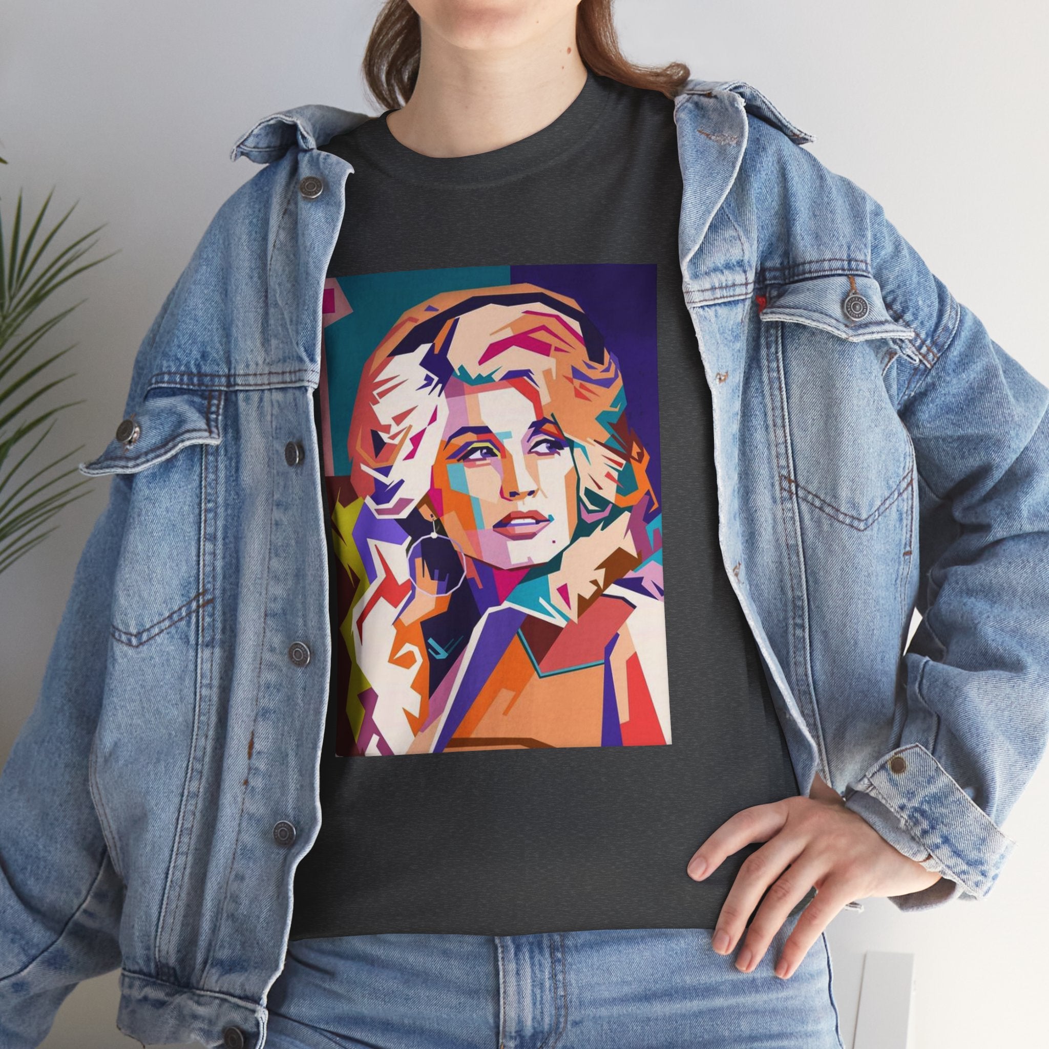 Country Music Legend | Colorful Pop Art Portrait Tee | Cr8tive Designs