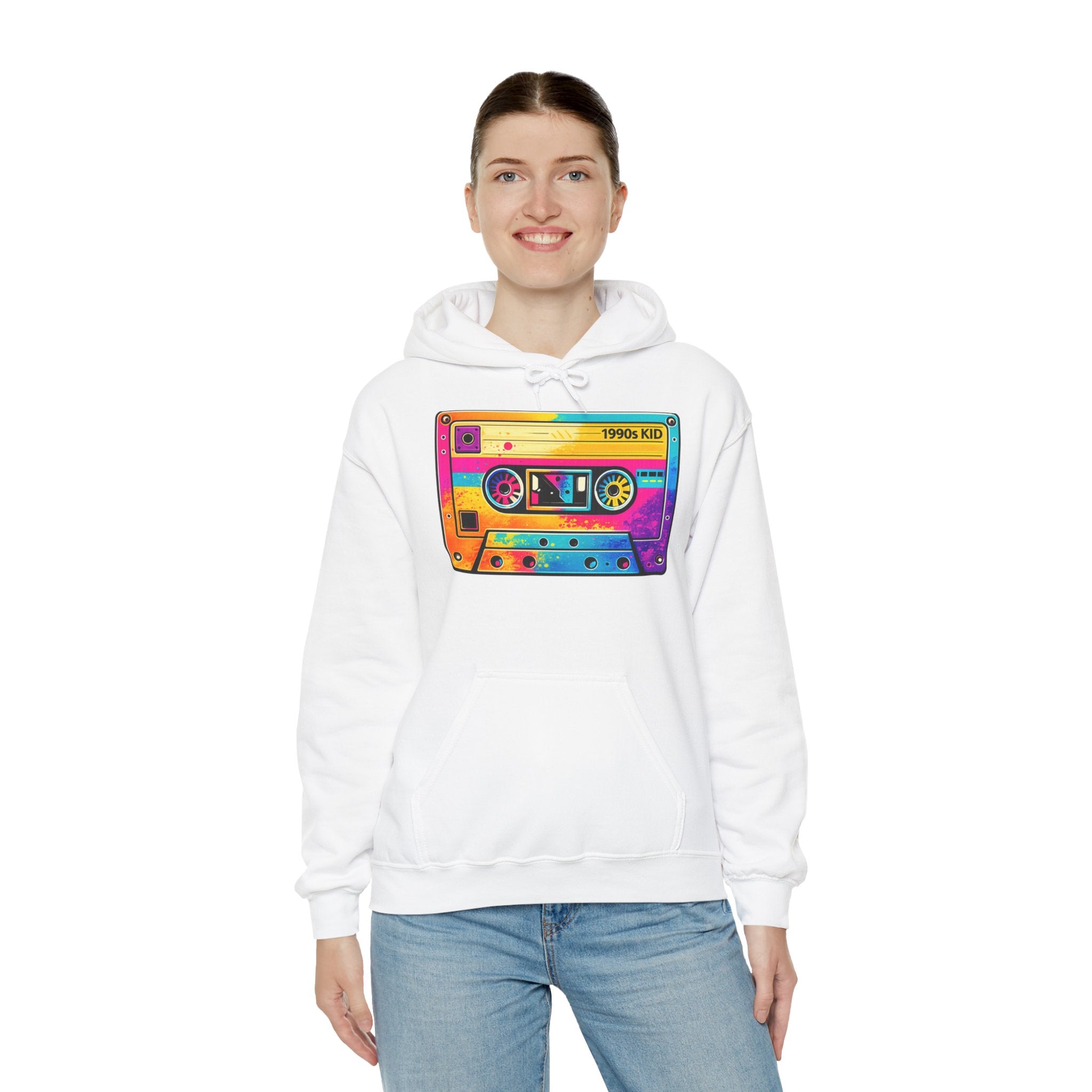 1990s Kid Retro Cassette Hoodie