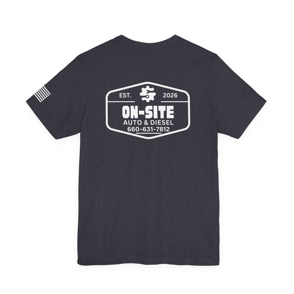 On-Site Auto & Diesel Crew Tee | Cr8tive Designs