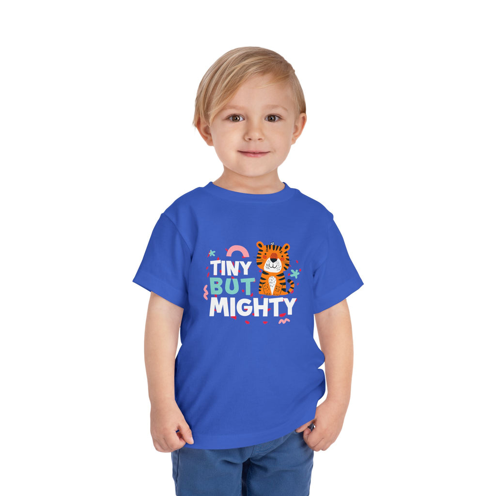 Tiny But Mighty Tee | Cute Kids Tiger Graphic T-Shirt | Cr8tive Designs